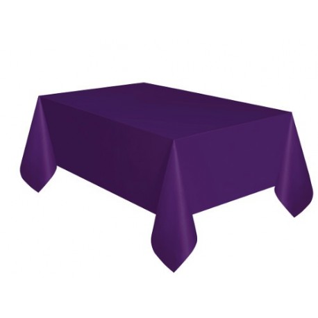 Mantel de color violeta oscuro