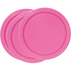 Platos de color rosa fuerte