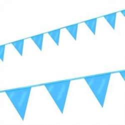 Banderín mini color azul